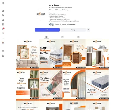 MV Decor - Interior design website