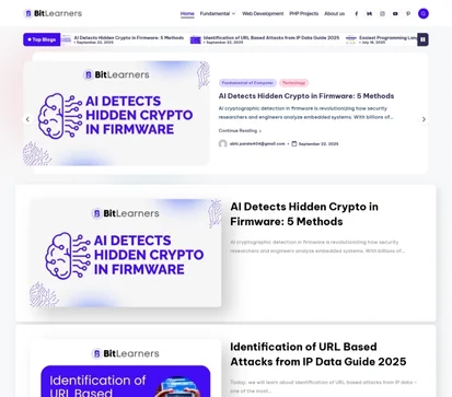 BIT-Learner - Educational platform development